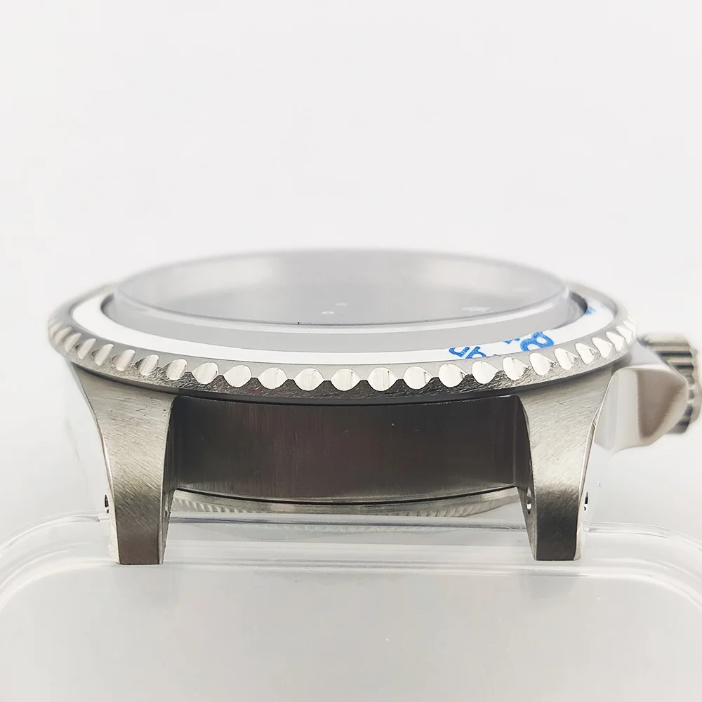 CUSTODIA NH35 da 39,5 mm Custodia vintage in vetro zaffiro piatto NH35 Accessorio per orologio NH35 NH36 Cassa per orologio con movimento Vintage diver Oyster