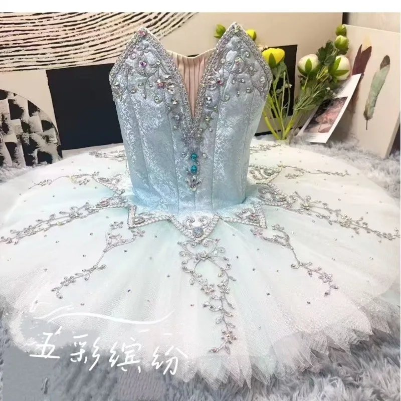 Ins Handmade Kids Fire Ballet Children's Adult Professional Tu Tu Dress Flower Girls Wedding Party Dress Kids Boutique Clothes
