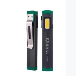 New SATA Strong Magnetic Mini Work Lamp Auto Repair LED Lamp Charging Strong Light Emergency Flashlight Car Service Lamp