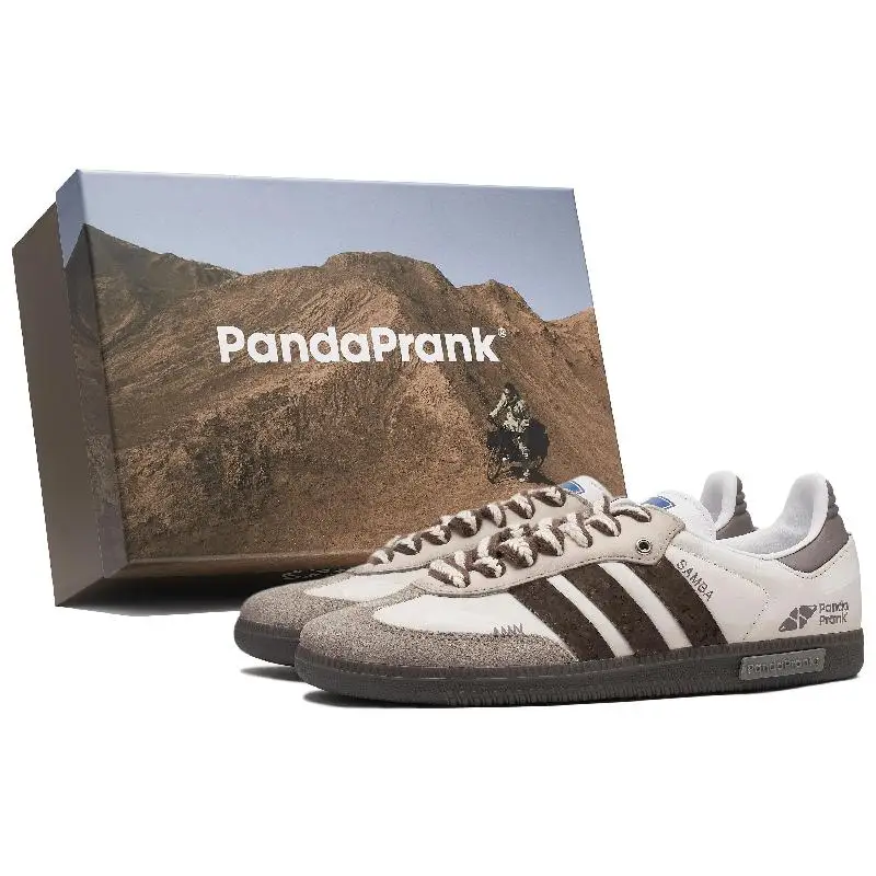 【ปรับแต่ง】adidas originals SAMBA OG รองเท้าสเก็ตบอร์ดรองเท้าผ้าใบ Unisex รองเท้า B75806