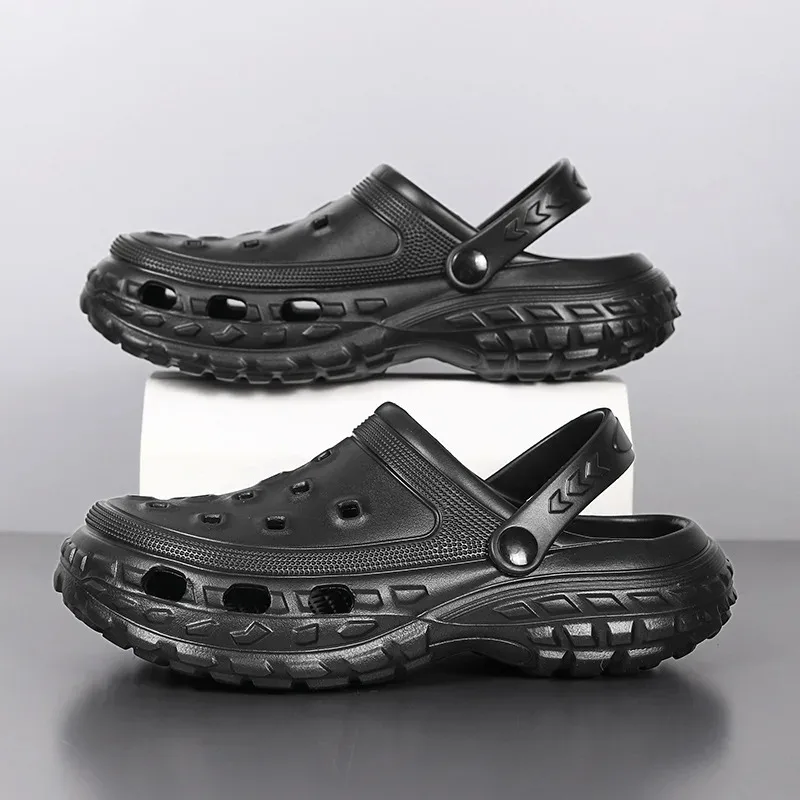 

Пляжная обувь больших размеров, модные повседневные летние сандалии для пар, обувь-трансформер (одна обувь — два варианта ношения)