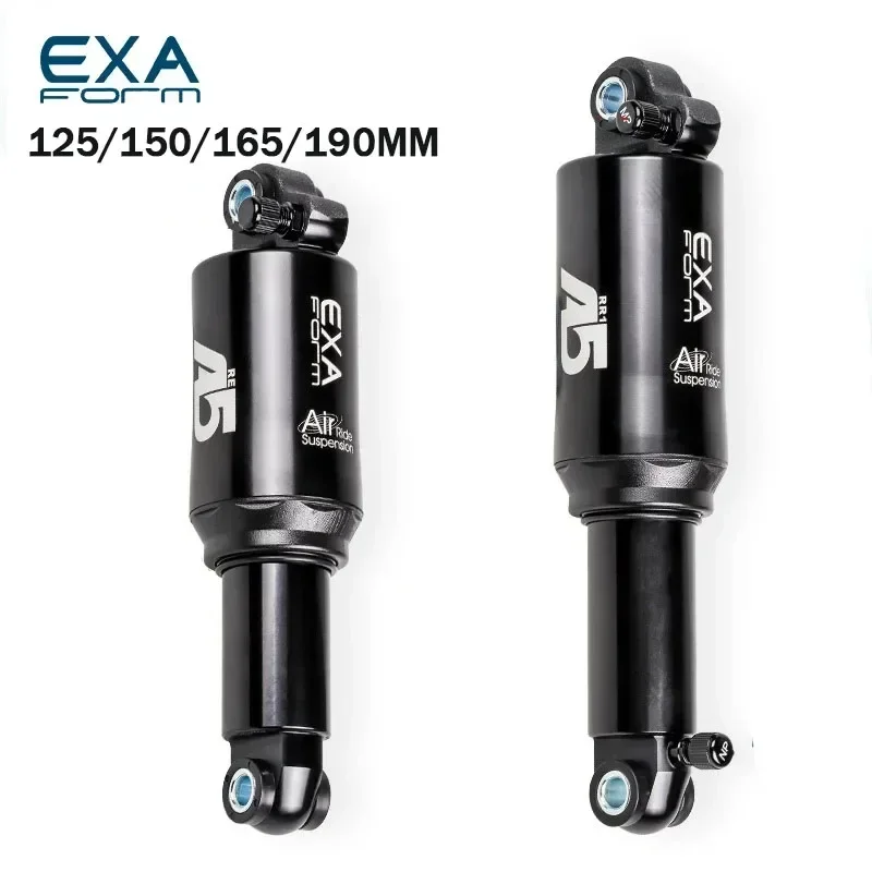 

KS A5 Dual Solo Air Rear Shock absorber 125 150 165 190mm RE RR1 Double Air Chamber Pressure Rear Shock Absorber for mtb