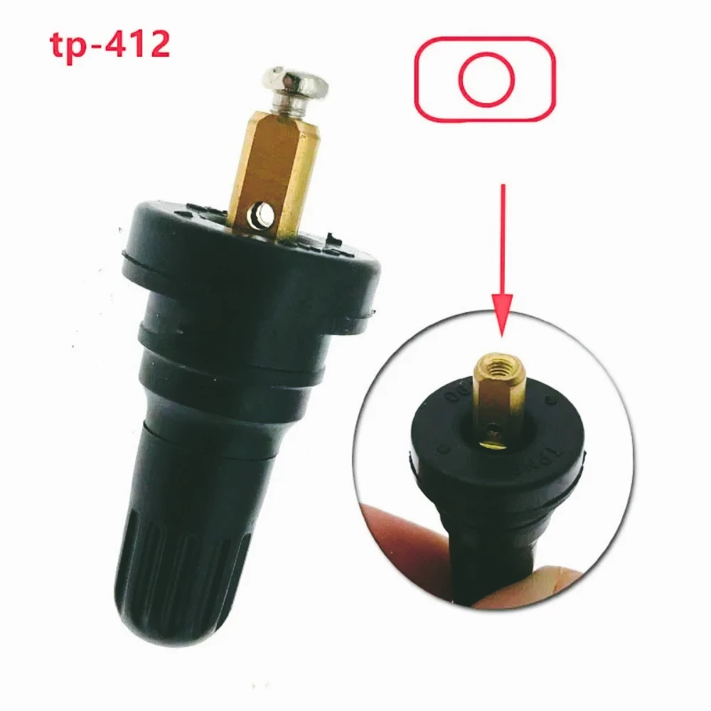 Kit  Servicio  Válvulas  Sensor  Presión  Neumáticos TPMS  Goma  4 Piezas, Reemplazo para Válvulas  Neumáticos 1