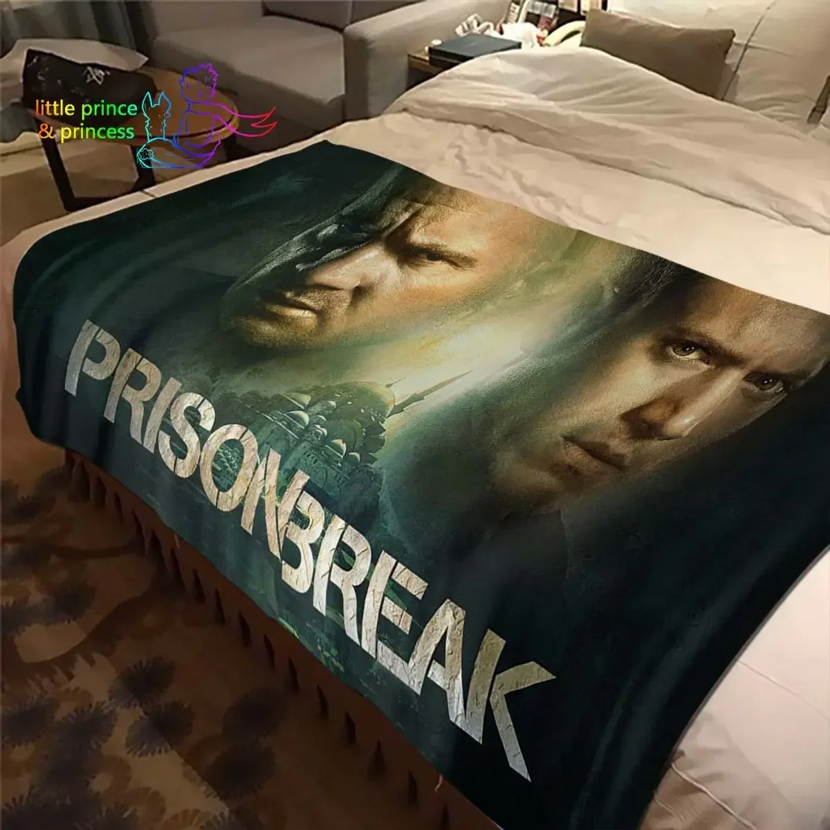 Prison Break TV Show Blanket Lightweight Comfortable Soft Breathable Ultra Warm Blanket Bedding Travel Bedding