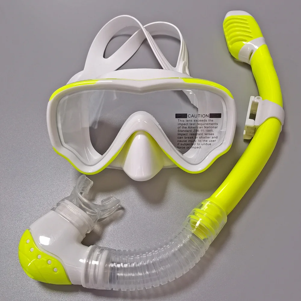 

High Quality Diving Snorkel Mask Set Scuba Equipment Silicone Mouthpiece Available Dry Snorkel Set for Children