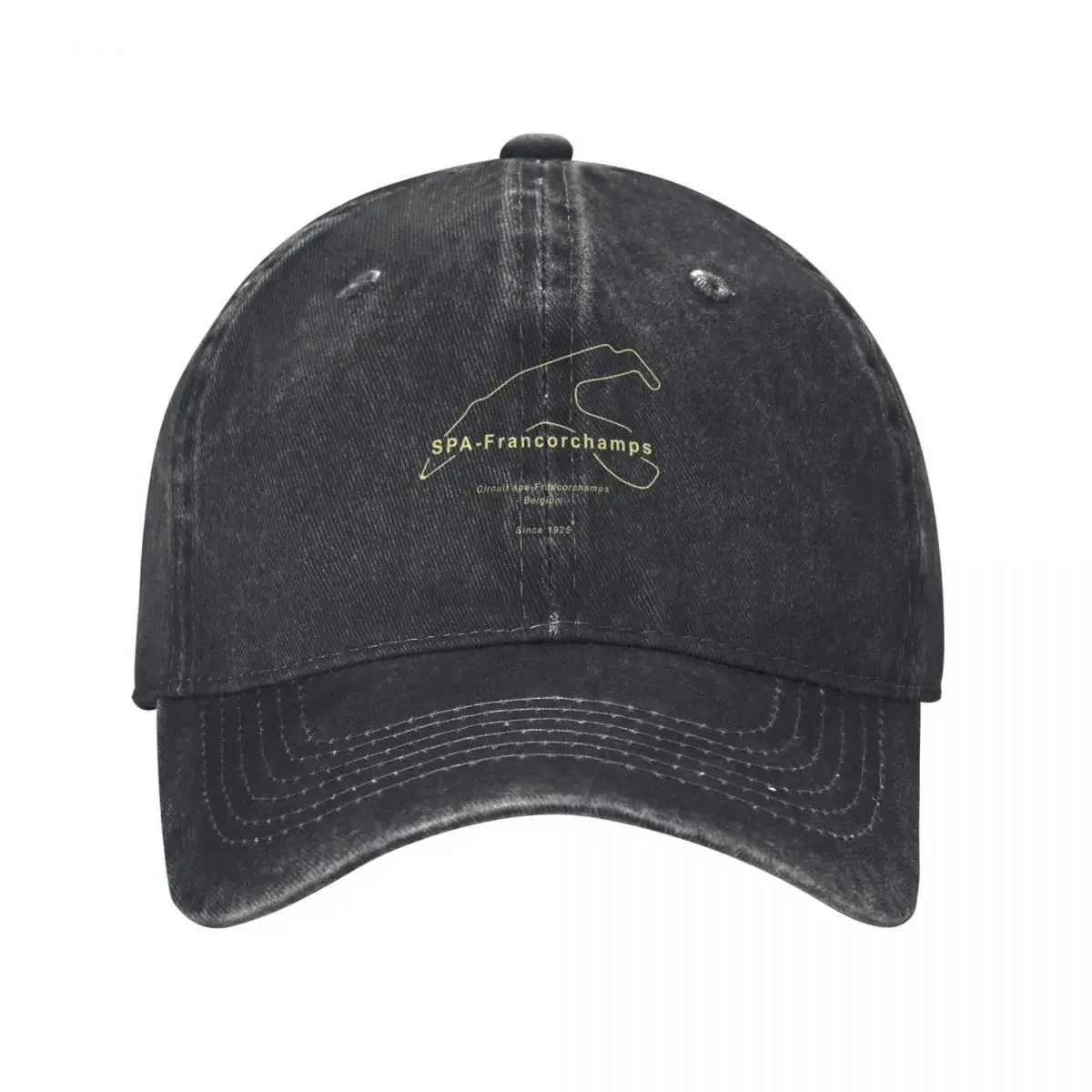 SPA-FRANCORCHAMPS - Belgium Track Map Baseball Cap Beach Outing Military Cap Man Baseball For Men Women's