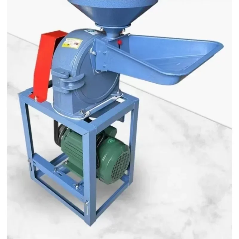 Corn crusher two or three-phase commercial crusher breeding multi-functional crusher