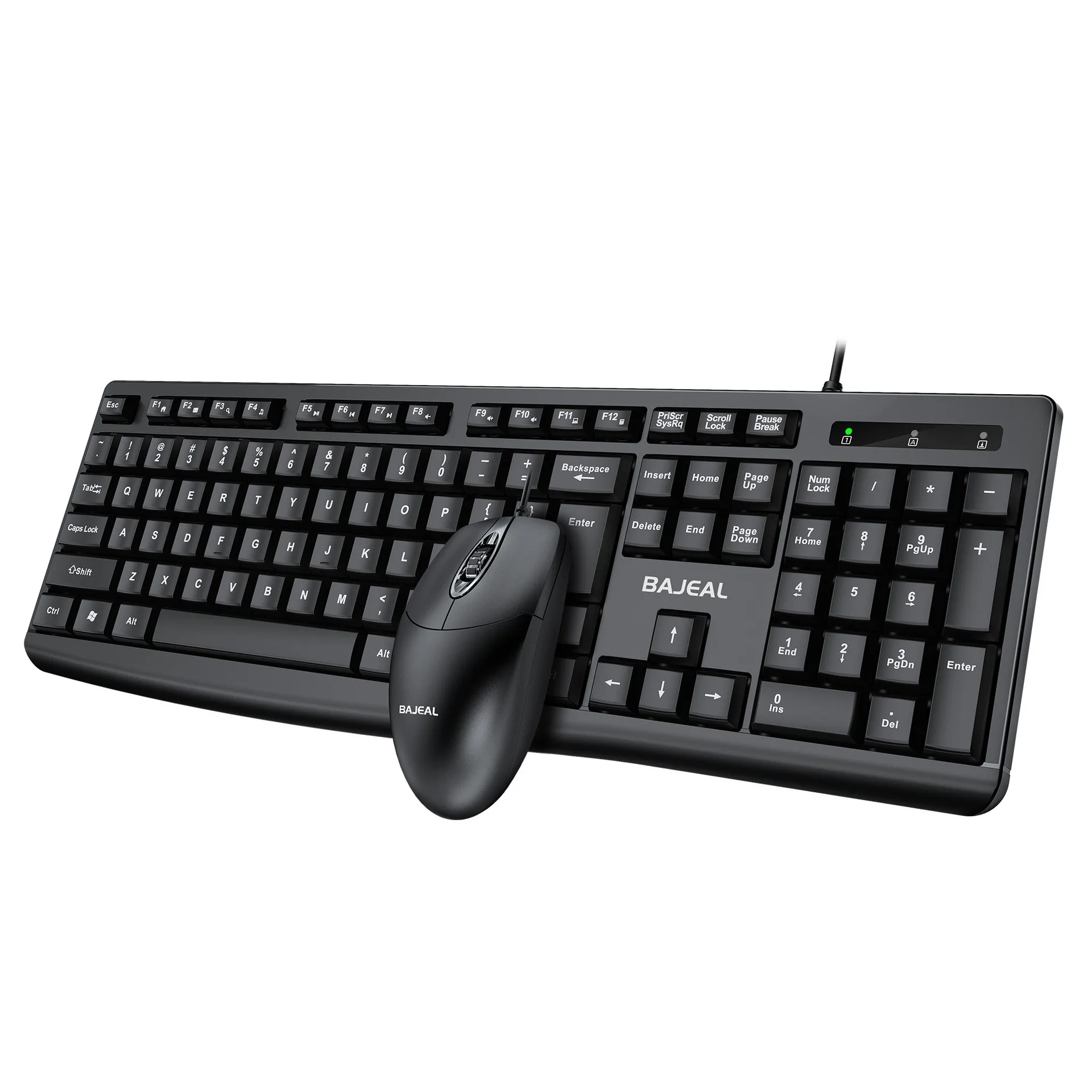 

BaJi T650 Wired Keyboard And Mouse Set for Desktop And Laptop Computers Gaming Office Use Waterproof Key Mouse Wholesale