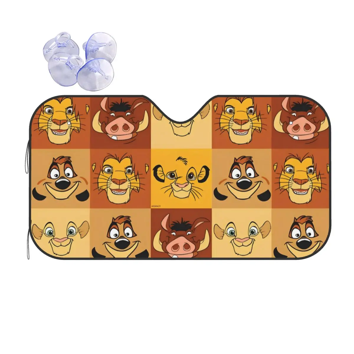 

Mufasa Король Лев мультфильм Flim складной солнцезащитный козырек на лобовое стекло 70x130 см солнцезащитный козырек из алюминиевой фольги жалюзи