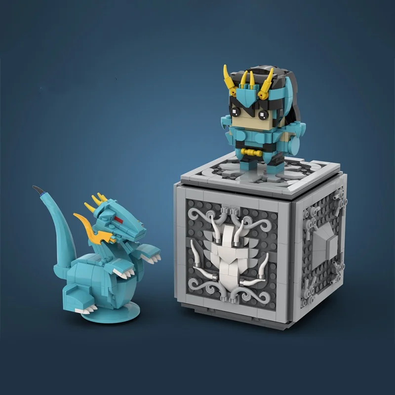 ตัวต่อ MOC ชุดเกราะมังกรชิริ 616 ชิ้น กล่องแพนโดร่า แบบ Brickheadzed ของเล่นตัวต่อประกอบเอง ของขวัญคริสต์มาส ไอเดีย DIY เสริมสร้างการเรียนรู้สำหรับเด็ก