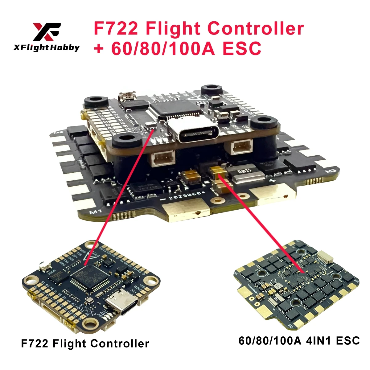 

Контроллер полета F722 + 60A/80A/100A ESC BLHeli_32 4in1 3-8S Lipo Combo DShot1200 Дрон с контроллером полета для дрона 10-15 дюймов