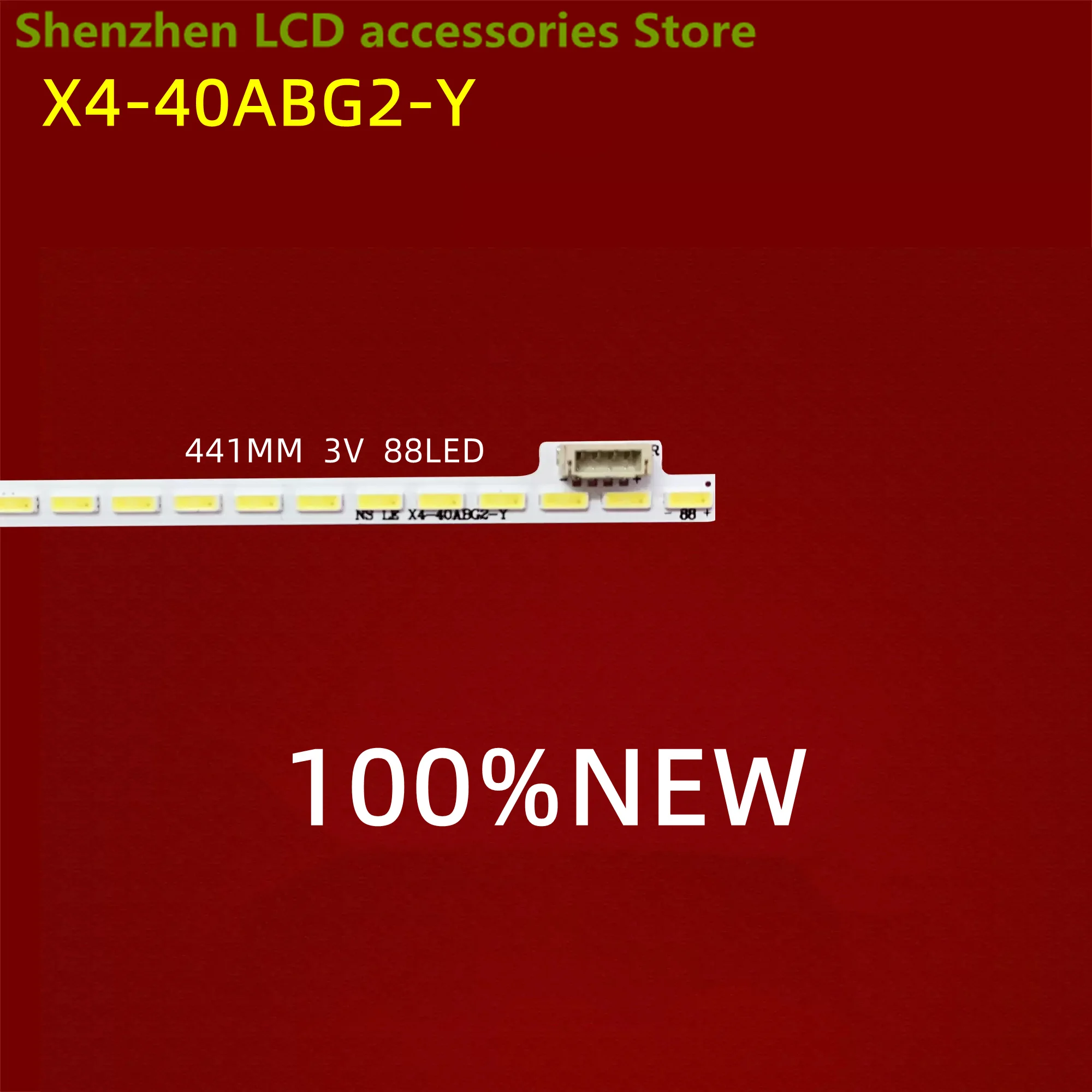 Suitable for Letv X40 L404FCNN LCD LED strip backlight X4-40ABG2-Y side light  LCD BACKLIGHT LED 441MM  88LED  3V