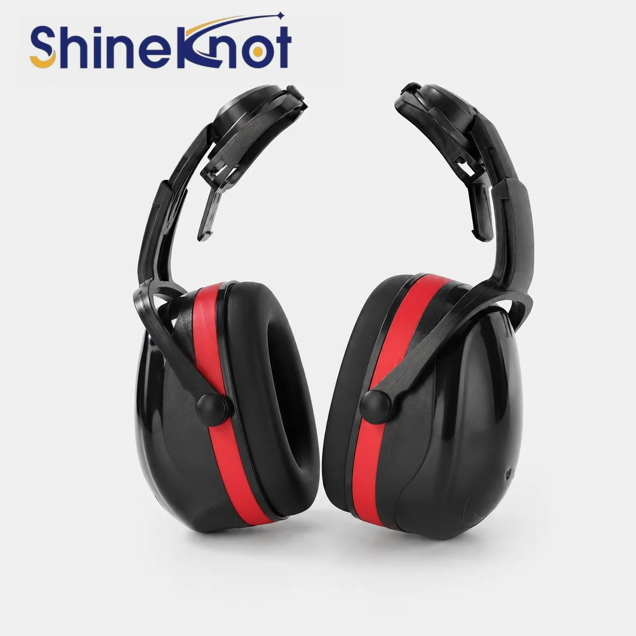 SHINEKNOT Construction Site Hanging Safety Helmet Noise Reducing Earmuffs Mining Sound Insulation Labor Protection Headset