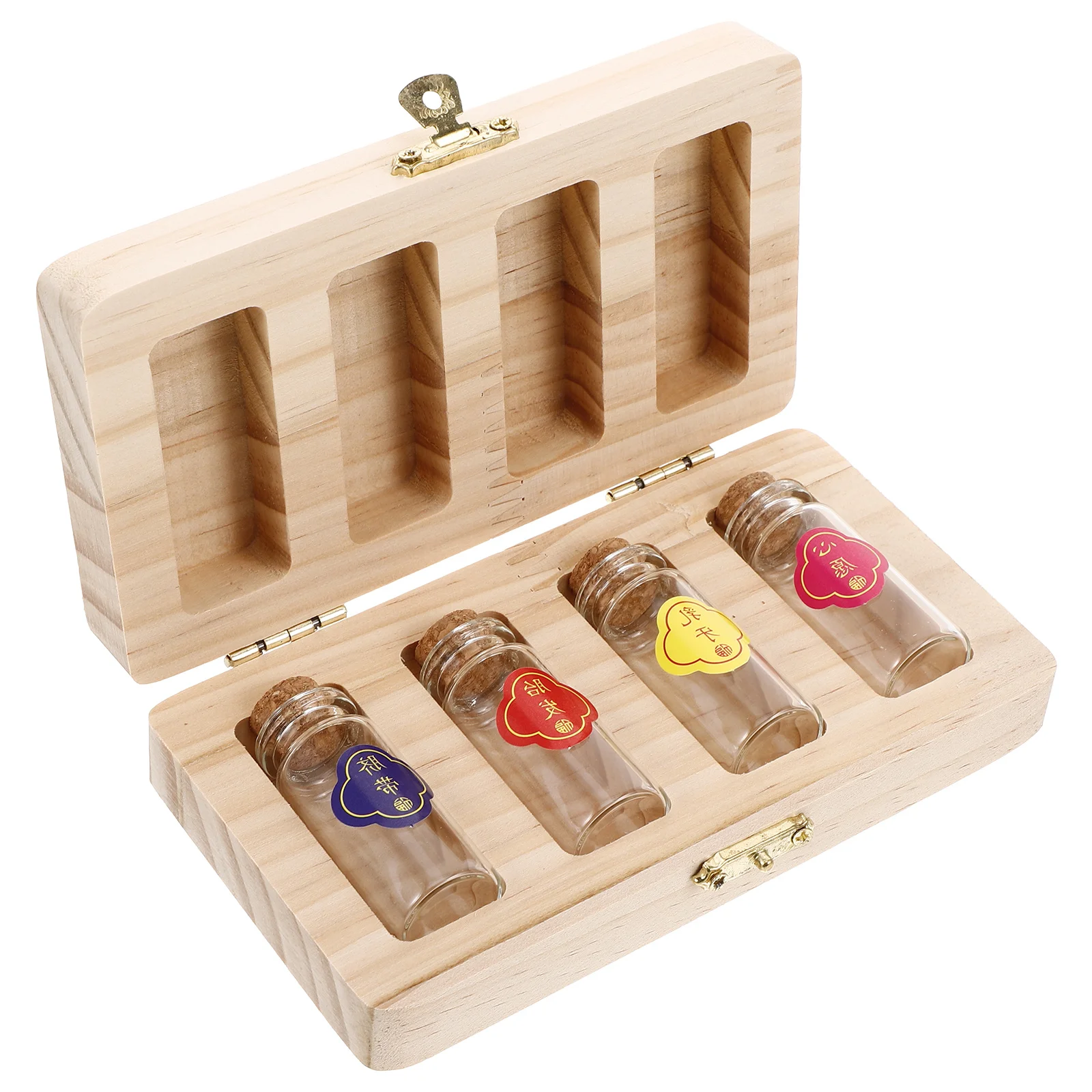 1 مجموعة الطفل صندوق تذكار شعر الجنين الحبل السري حالة الرضع حلاقة حامل صندوق تخزين الذاكرة لحديثي الولادة تذكارات الطفل #4