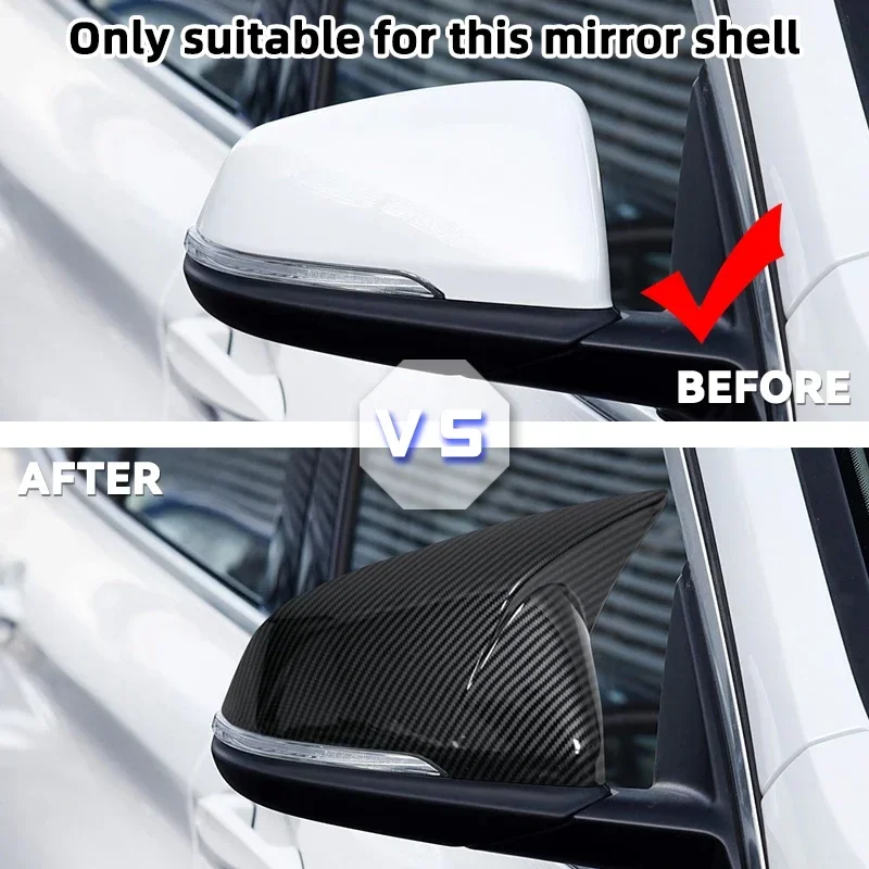 M Style Replacement Car RearView Mirror Cover For BMW F44 Active F40 X1 F48 F49 F39 X2 2series F45 F46 Car Accessories