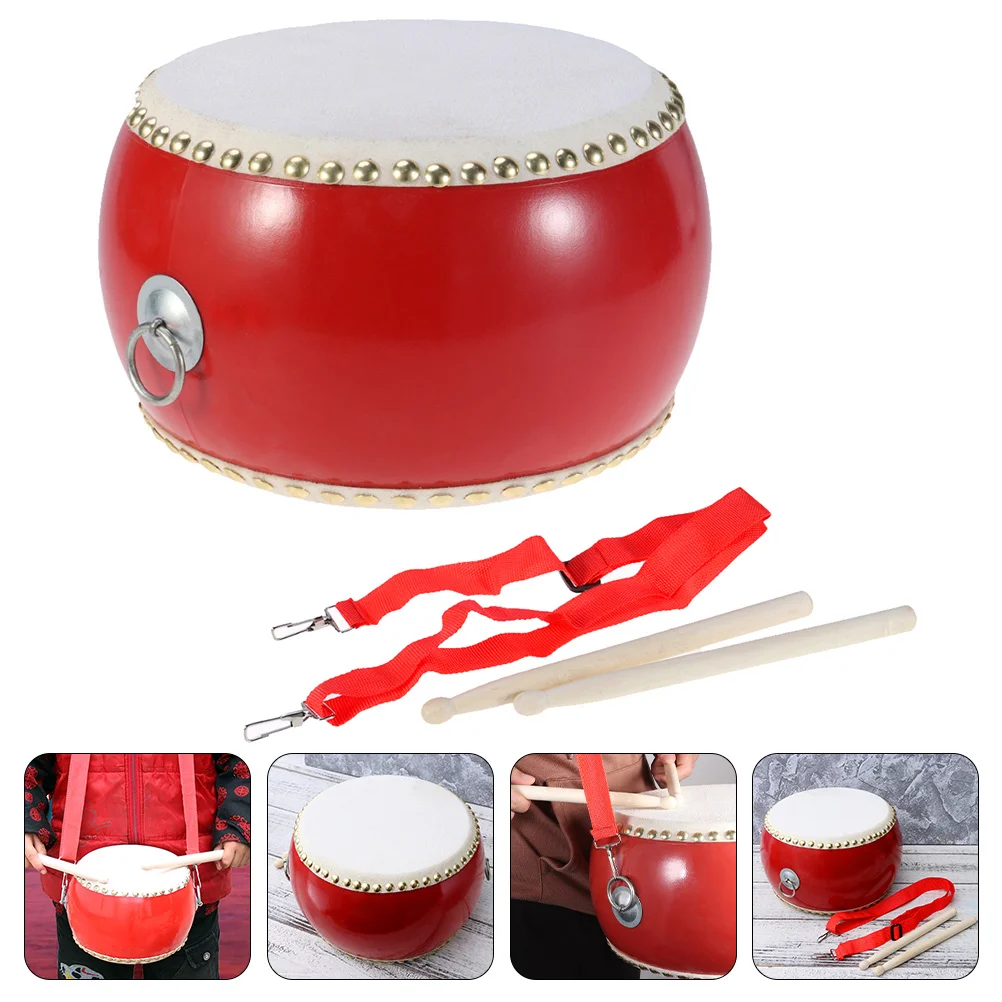 Children's Drum Boys Toys Musical Percussion for Kids Instrument Party Wood Pvc Snare Wooden Kindergarten Prop