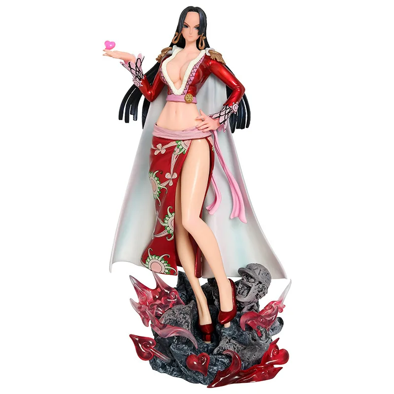 

30cm One Piece: Empress Boa Hancock'S Heart Pose Anime Figure Model Statue Collection Desktop Decoration Ornament Toys Gifts