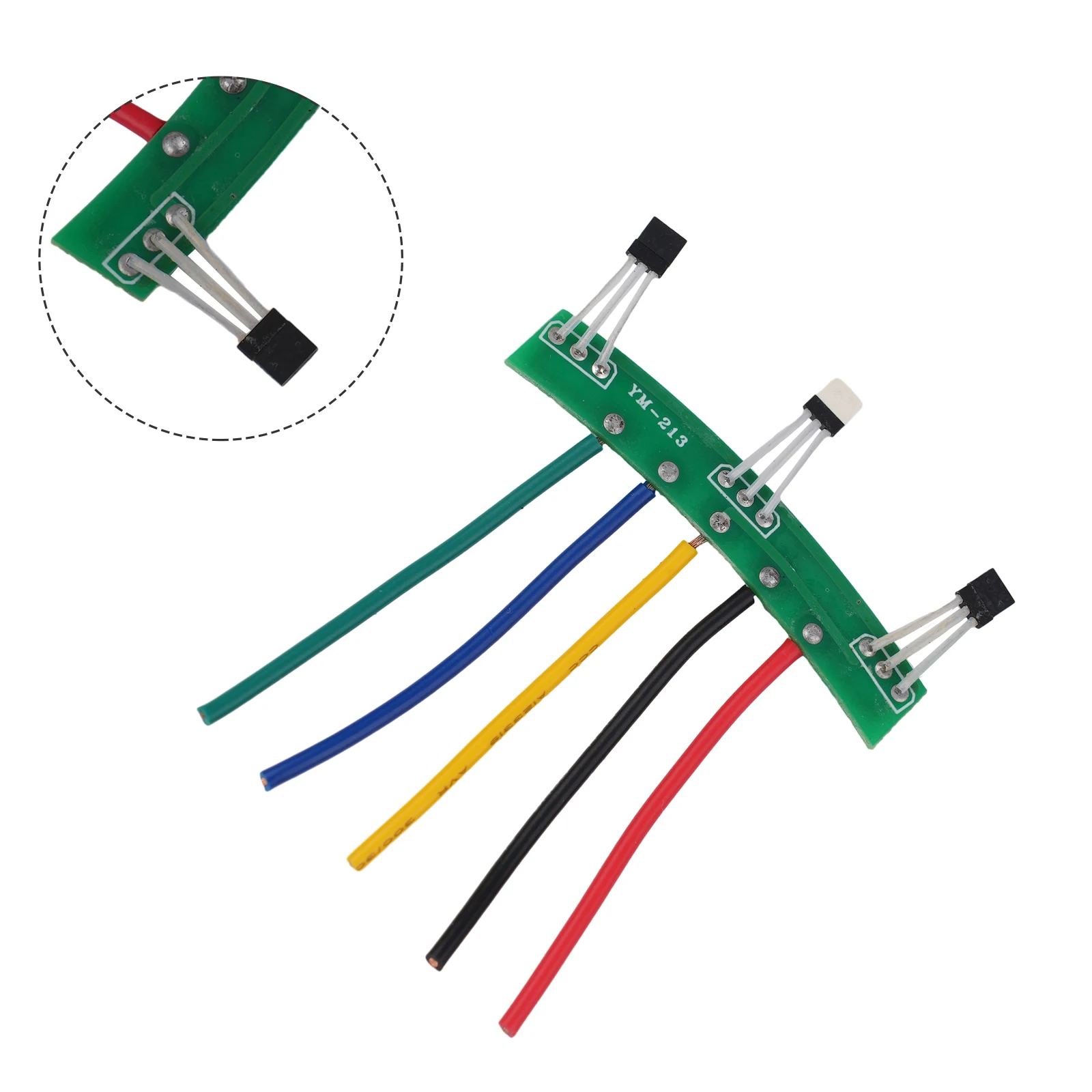 Ebike Electric Scooter Hall Sensors 3147 41F 213 PCB Board Cable Front-wheel Motor Module PCB Board Repairable Parts