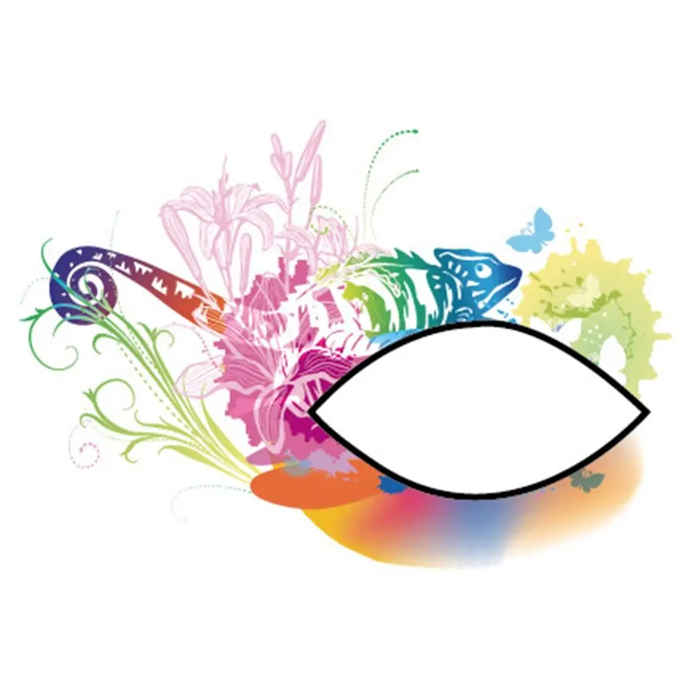 Waterproof Eye Shadow Tattoo Stickers Fashion Fake Tatto Temporary Eye Tattoo Colorful Water Transfer Makeup Eyeliner Sticker