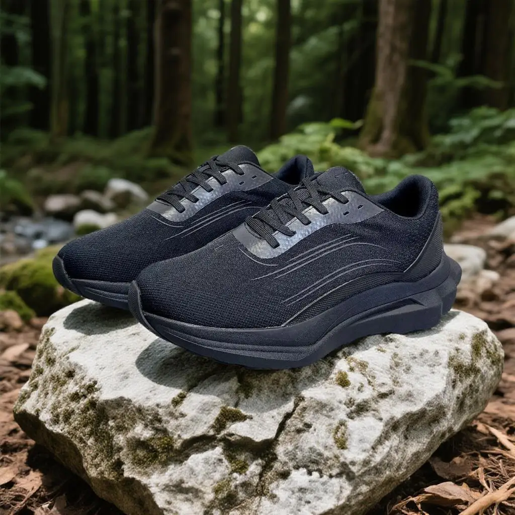 

Универсальные дышащие однотонные кроссовки унисекс на толстой подошве и амортизирующие для фитнеса, поездок на работу и повседневной носки