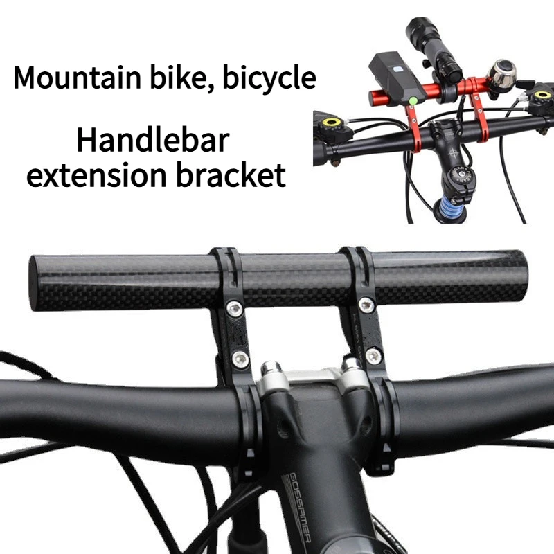 

Bicycle Handlebar Extended Bracket MTB Headlight Mount Extented Bar Road Mountain Bike Handlebar Extender Rack Parts 10/20/30cm
