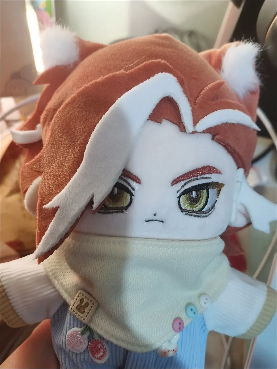 أسطورة Luoxiaohei 20 سنتيمتر أواخر العام محشوة أفخم فستان القطن دمية الفيلم المحيطة مع الفتيات إرسال الأصدقاء هدية عيد الميلاد