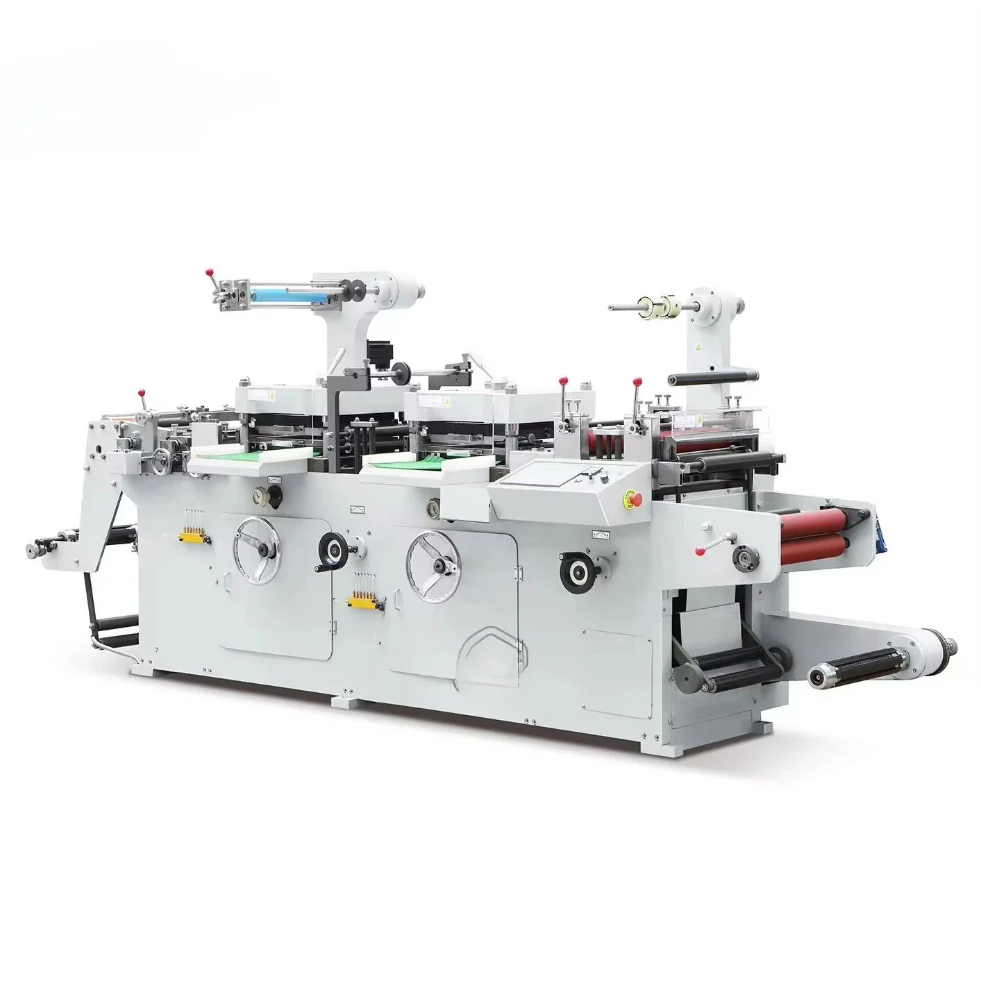 High Quality Printed Label Flatbed 2 Set Die Cutting Machine With Sale Price