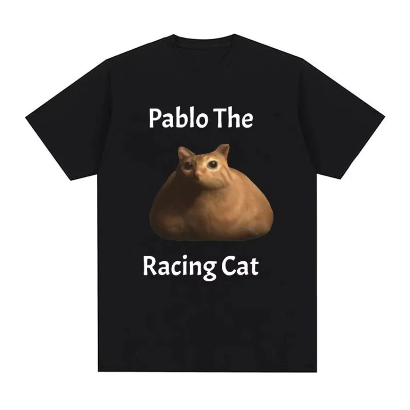 I Eat Cement Cursed Cat Funny Meme T Shirt for Women Fashion Casual Short Sleeve T Shirts Women T-shirt Tops Graphic T Shirts
