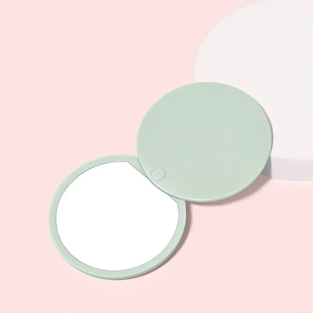 HD Mirror Circular Make-Up Mirror Cute Rotating Small Mirror Folding Single Sided Handheld Cosmetic Mirror Travel Accessories