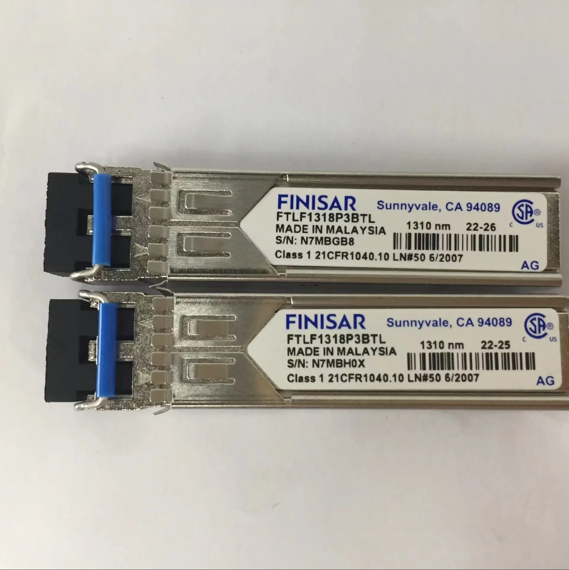 Imagem -02 - Fibra Ótica do Finisar-gigabit Ftlf1318p3btl 1.25g Sfp 10km 1310nm lc Sfp Gigabit do sm Único-modo Sfp 1pc