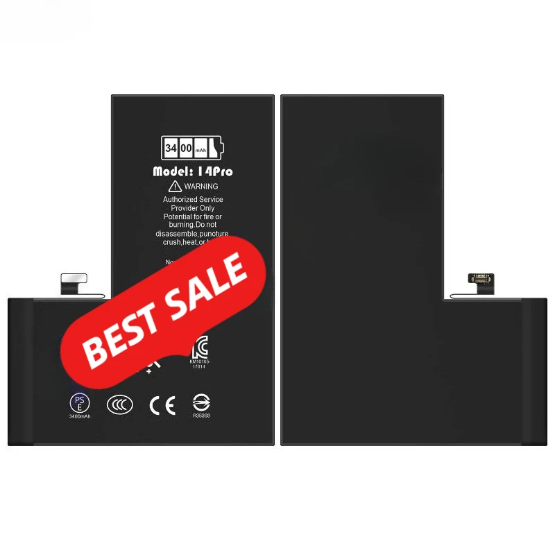 A2890 for IPhone 14 Pro No Pop-up Interruptions Health Phone Battery High Quality Replacement Bateria Grade A Cell with Tools