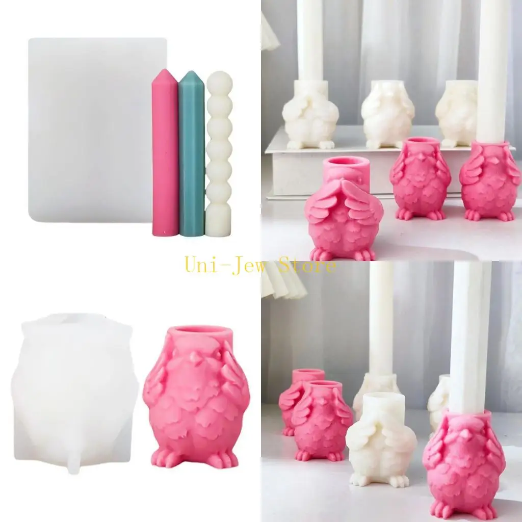 

40GB Craft Festive with Silicone Holder Molds Easy Demold for Pillar and Tealight Best Christmas Gifts