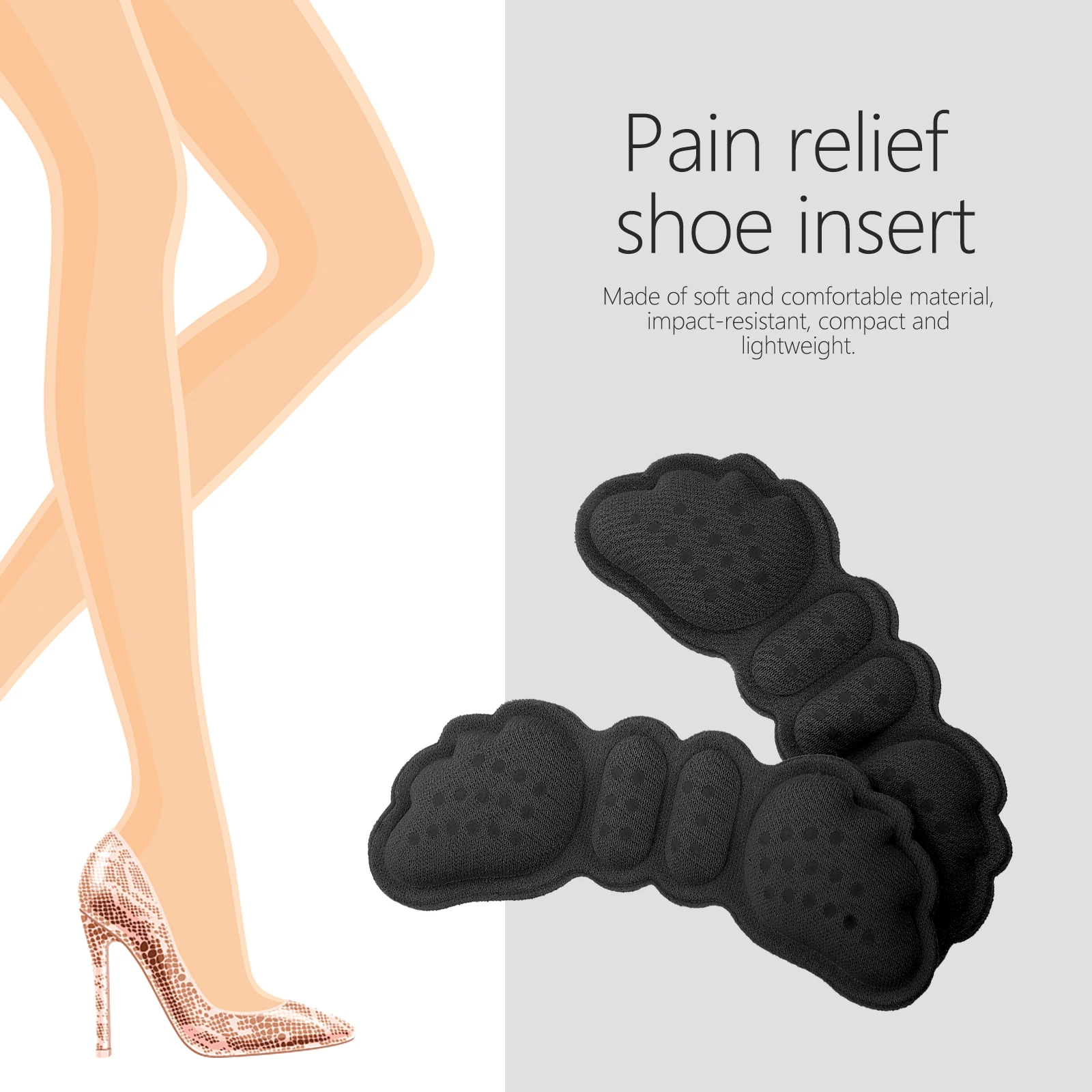 

Thick Pad Wear Resistant Foot Heel Patch Soft Skin-Friendly Cushion Pads Anti-Slip Blister Protection Back Heel Pads For