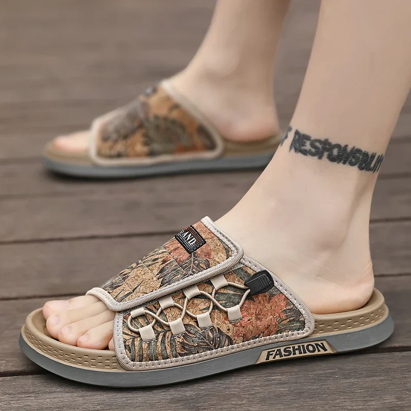 Group Matching Men Summer Slippers Unified Anti Slip Look Student Collective Daily Outdoor Walking Shoes