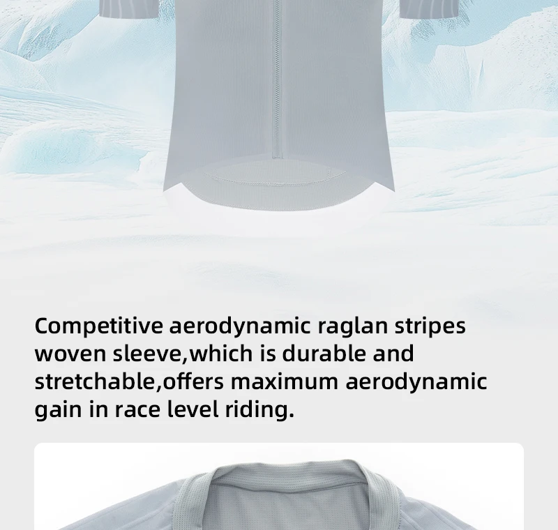 YKYWBIKE Herren-Radtrikot, 2026, Sommer, Rennrad-Shirt, YKK-Reißverschluss, Fahrradtrikot, atmungsaktiv, aerodynamisch, Raglanärmel – Detail 11