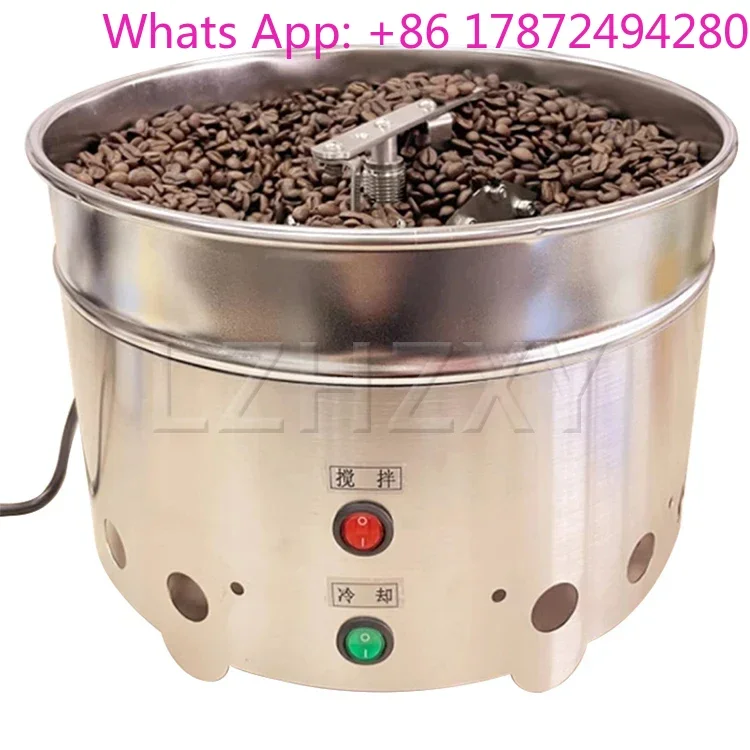 15r/Min 94W Household Small Coffee Bean Cooling Machine High Suction Stainless Steel Cooler Cooling Plate With Filter
