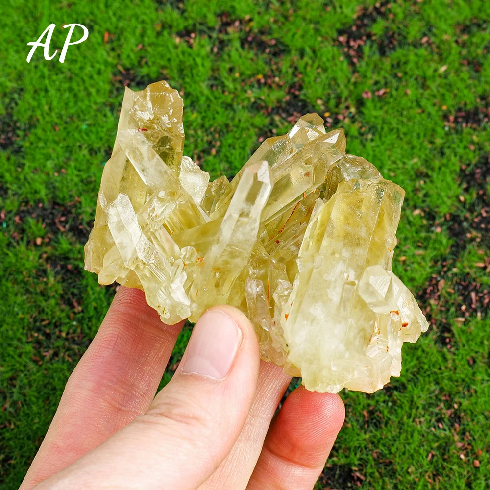 1KG Natural Citrine Crystal Cluster Healing Gemstone Yellow Crystal  Irregular Cluster Energy Stone Mineral Specimens