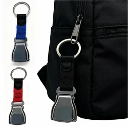 Aviation Airline Small Detachable Buckle Airplane Seatbelt Keychain Flight Gift Safety belt Aircraft Keyring Bag Charm Pendant
