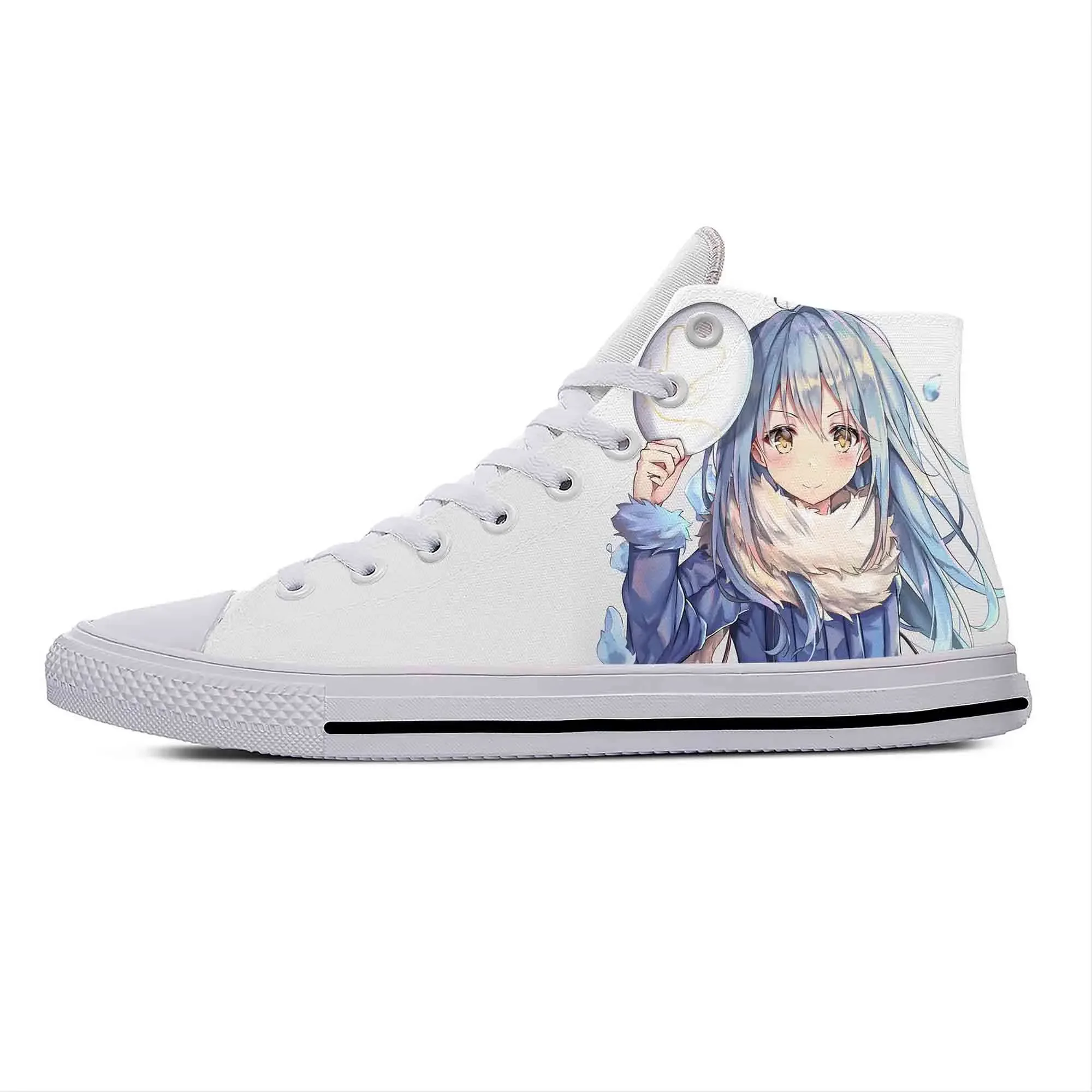 Rimuru-Zapatillas deportivas de tela para hombre y mujer, zapatos informales transpirables de alta calidad, con estampado 3D, Tensei Shitara Slime Datta Ken