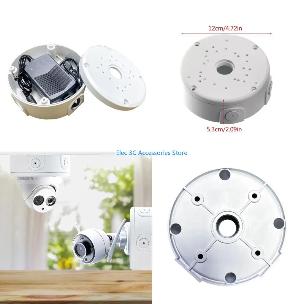 Y51A User friendly Plastic Waterproof Box Waterproof Junction Box for Security Camera Support CCTV Equipment Mount Fixation
