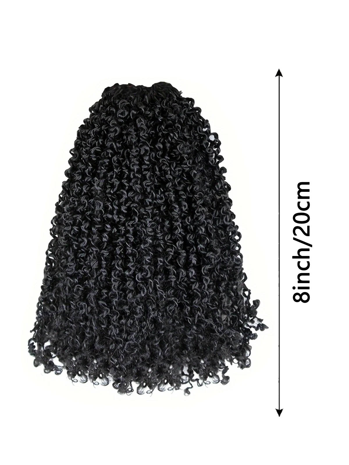 ต่อผมโครเชต์ Yanky Twist |   ความยาว 8" 10" 12" 14" |   8 ชิ้น/แพ็ค |   ผมถักเปียสังเคราะห์