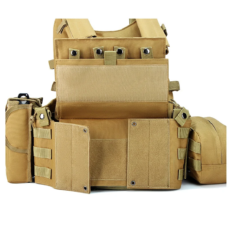 High Quality Oxford Men Tactical Vest Chest Rig Bag Multi-function Outdoor Travel Storage Chest Pack Hip Hop Streetwear Backpack