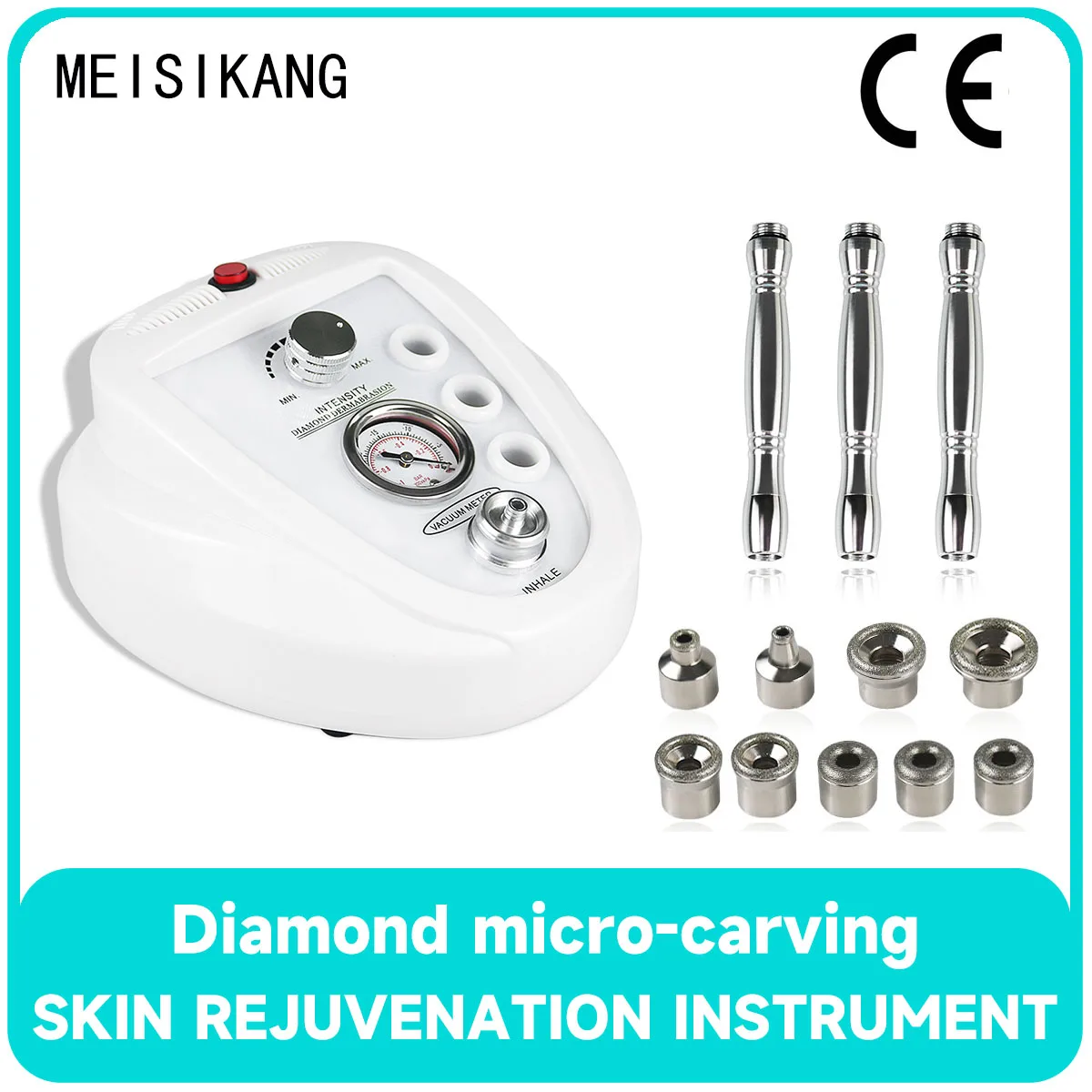 

MEISIKANG Diamond Dermabrasion Microdermabrasion Machine Face Cleaning Blackhead Wrinkles Removal Exfoliating Face Beauty Device