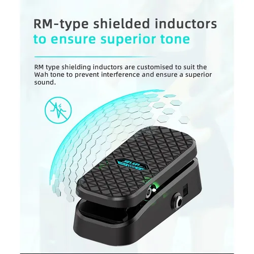 Imagen 2 del producto MP-1 Volume/wah Pedal Wah Tone, Excelente Timbre. Pies acolchados requeridos, sin ruido, control directo preciso del estante