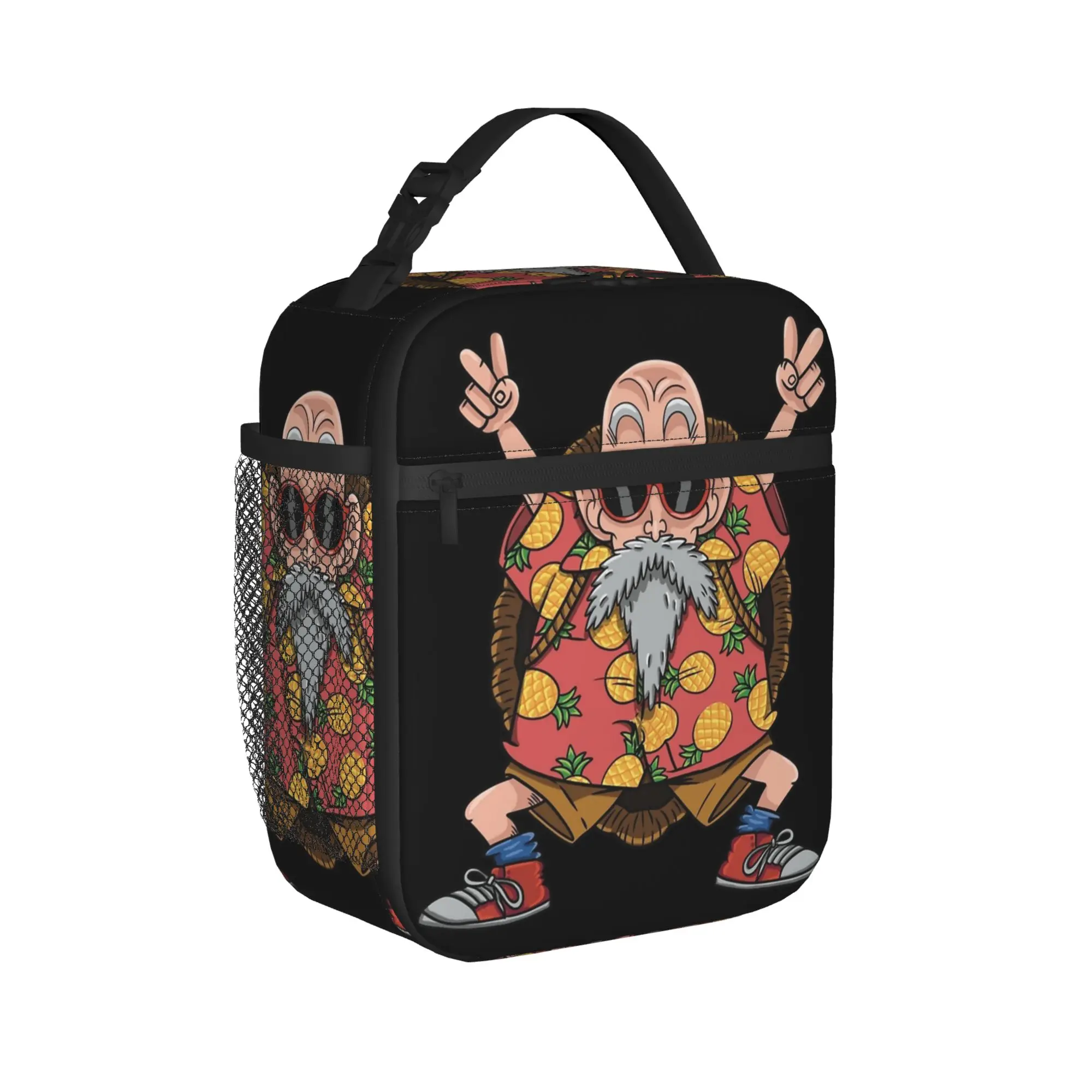 

dbz D-DragonBall-L Master Roshi Merch Insulated Lunch Bag For Office Food Storage Bag Leakproof Cooler Thermal Lunch Box