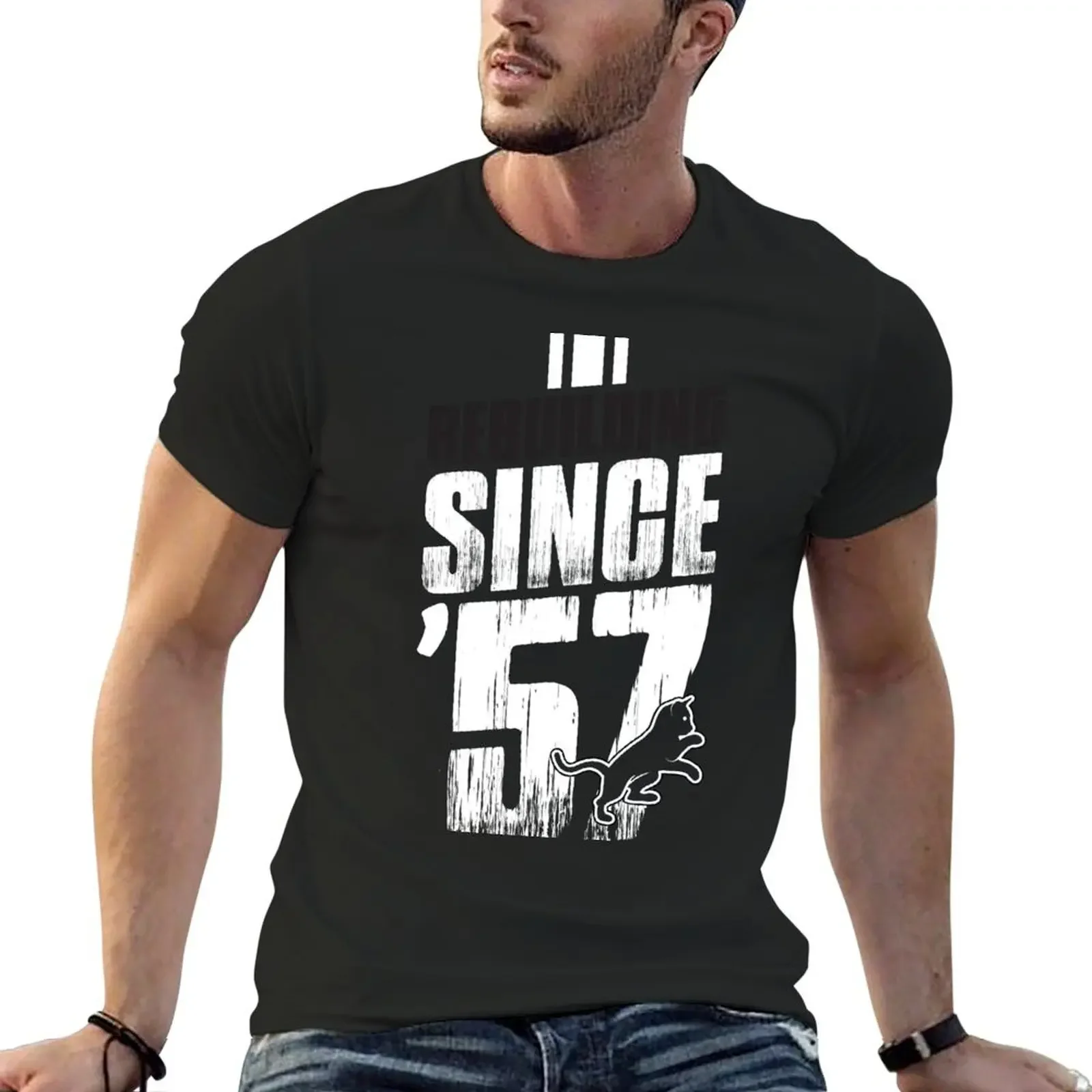 

Rebuilding Since '57 Again T-Shirt cute clothes vintage anime shirt graphic shirts men