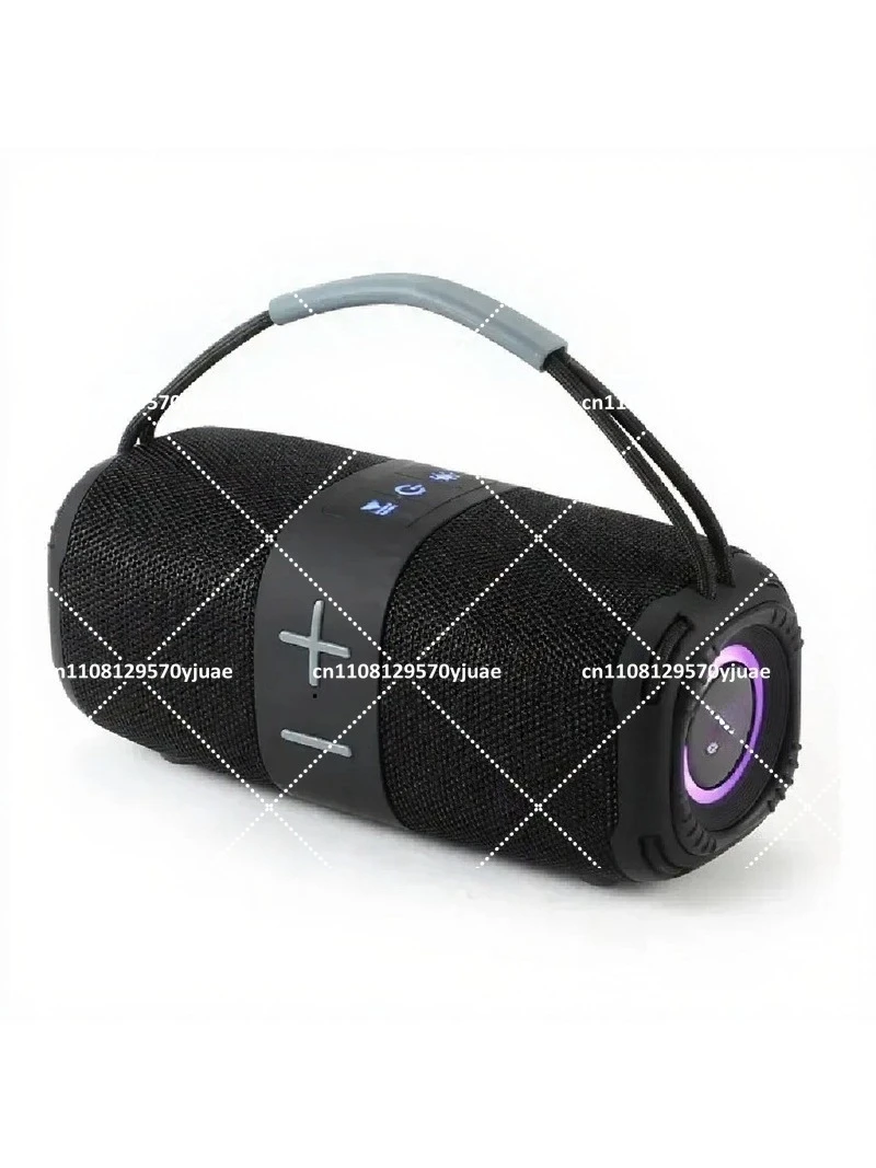 Portable Bluetooth Speaker, RGB Color Dual Channel Subwoofer, High Volume LED Diaphragm, Rechargeable Wireless Speaker