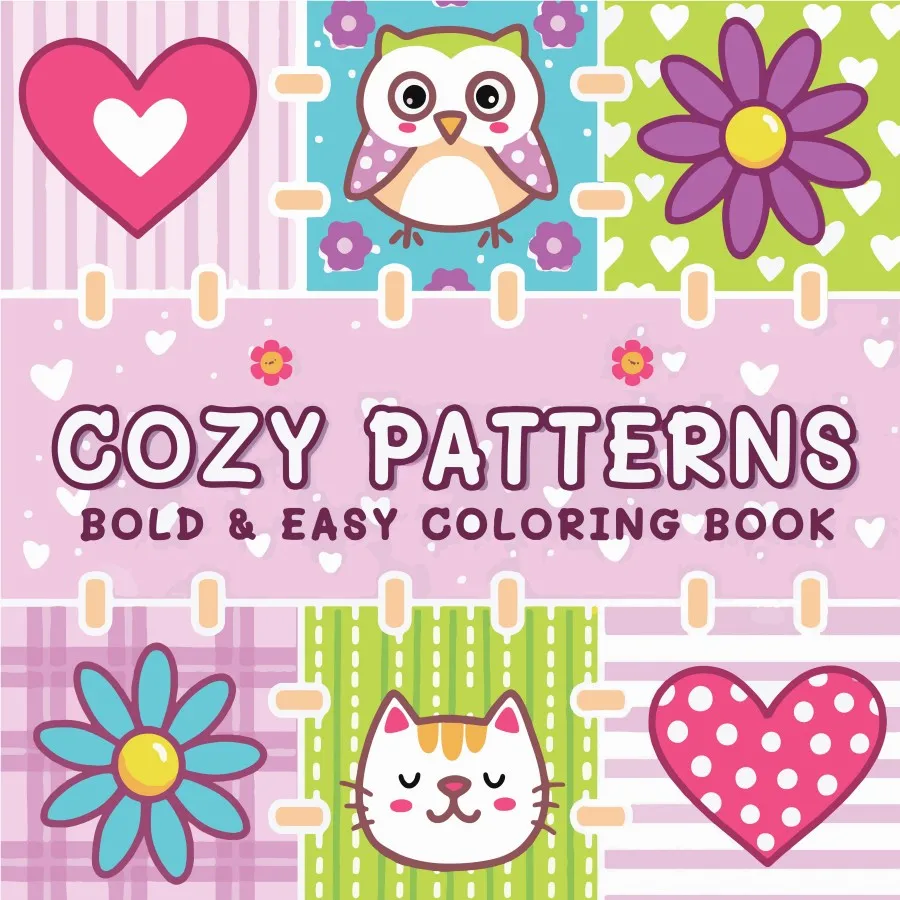 Kolorowanki Fashion Vibes, modne wzory, łatwe kolorowanie, do domu, dla rodziców i dzieci DIY, relaks, wypoczynek, podniesienie kreatywności