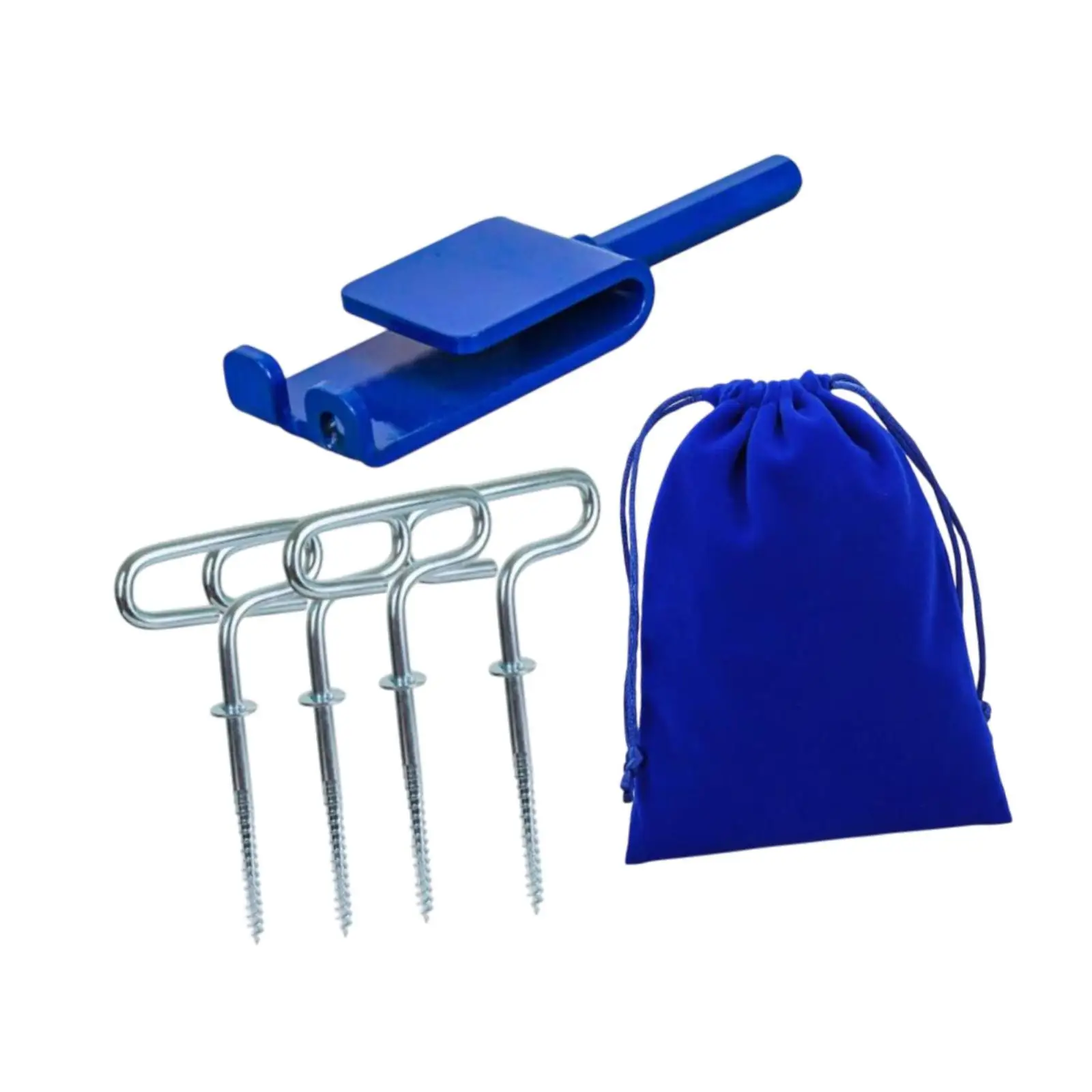 Reliable Metal Ice Anchor Power Drill Adapter Shelter Tent Nail Accessory for Winter Outdoor Fixation