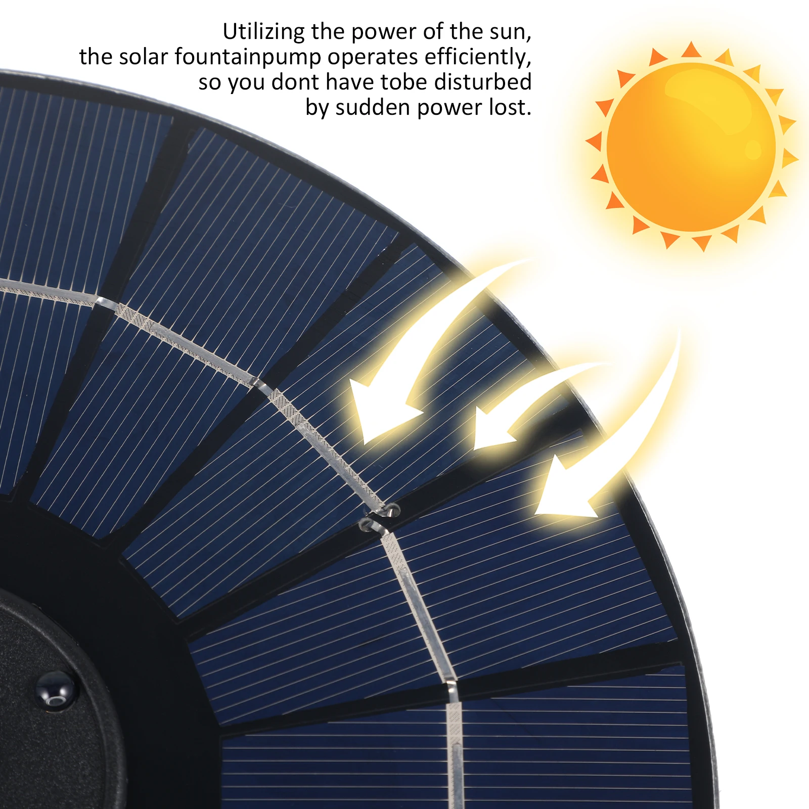 

Solar Fountain Pump With Rgb Lights Floating Solar Powered Water Fountain For Garden Pond Birdbath Outdoor Decor